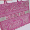 Replica Dior M1296 Book Tote Medium Neon Orange Toile de Jouy Reverse Embroidery 9