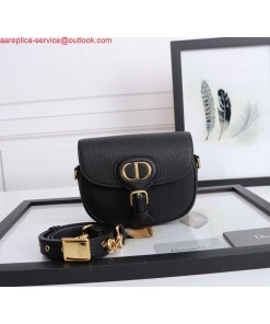 Replica Dior M9317 Small bobby bag Black Grained Calfskin