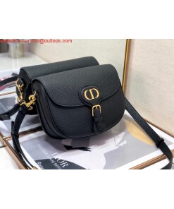 Replica Dior M9319 Medium Bobby Bag Black Grained Calfskin 2