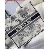 Replica Dior M1286 Large Book Tote Black Toile de Jouy Zodiac latte embroidery 9