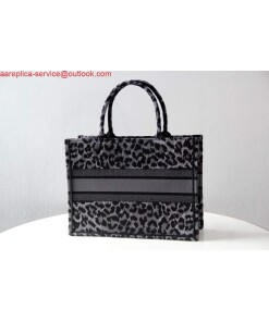 Replica Dior M1286 Dior Book Tote Grey Multicolor Mizza Embroidery 2