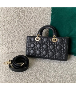 Replica Dior M0540 Lady D-joy Bag Black Cannage Calfskin