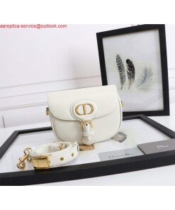 Replica Dior M9317 Crossbody small dior Bobby bag White box Calfskin