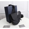 Replica Dior 1ADPO093 Saddle Men Bag Grained Calfskin Black 9