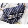 Replica Dior SMALL LADY DIOR ZIPPED CARD HOLDER S0478 Dior Oblique Jacquard Blue 6