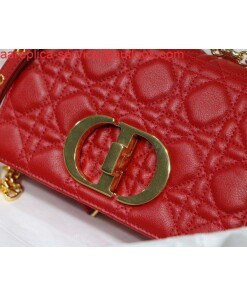 Replica Dior M9241 Dior Small Dior Caro Bag Red