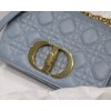 Replica Dior M9241 Dior Small Dior Caro Bag Light Blue 9