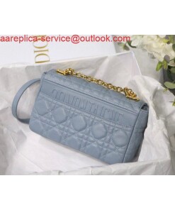 Replica Dior M9241 Dior Small Dior Caro Bag Blue 2