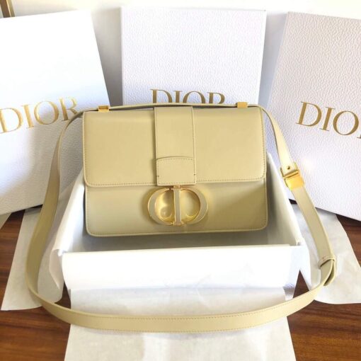 Replica Dior M9204 Dior 30 Montaigne Box Bag Calfskin Apricot 2