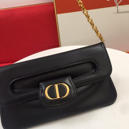 Replica Dior M8641 Medium Diordouble Bag Black 3