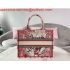 Replica Dior M5818 Dioraddict Bag Burgundy Dior Oblique Jacquard Navy Blue 9