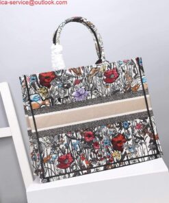 Replica Dior M1286 Dior Book Tote Multicolor Flowers Embroidery 2