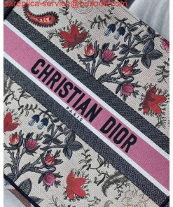 Replica Dior M1286 Book Tote Multicolor Flowers Embroidery 2