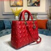 Replica Dior M0566 Large Lady Dior Bag Pink Cannage Lambskin 10