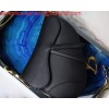 Replica Dior M0446 Dior Saddle Bag M0447 Black Goatskin 10