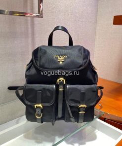 Replica Prada Robot Fabric Backpack 1BZ677 In Black