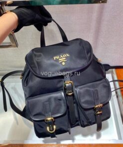 Replica Prada Robot Fabric Backpack 1BZ677 In Black 2