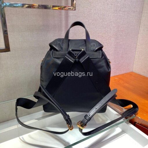 Replica Prada Robot Fabric Backpack 1BZ677 In Black 3