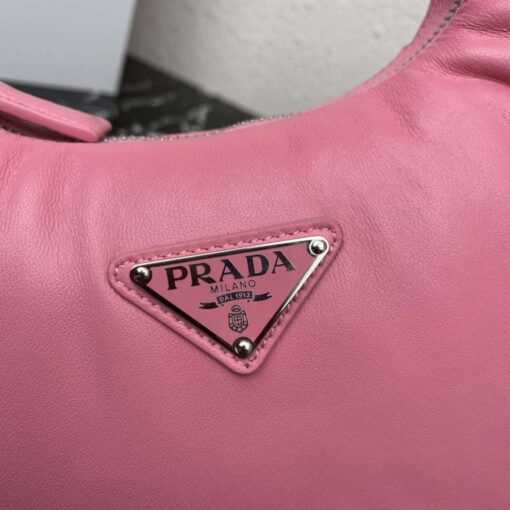 Replica Prada 1BA384 Prada Soft Padded Nappa Leather Mini Bag Pink 3