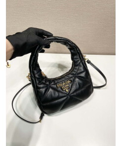 Replica Prada 1BA384 Nappa-leather mini bag with topstitching