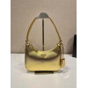 Replica Prada 1BA368 Moon padded patent leather bag White 10