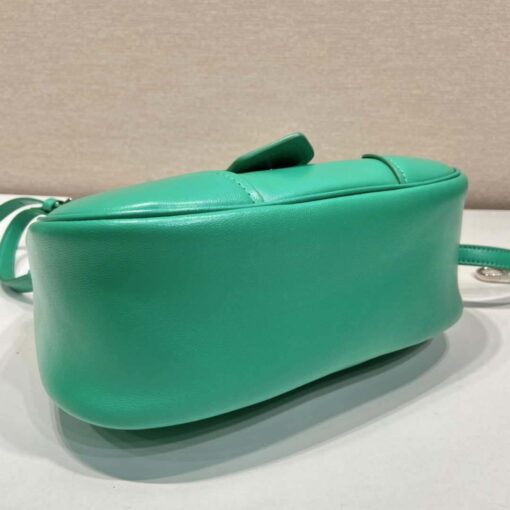 Replica Prada 1BA368 Moon padded nappa-leather bag Green 6