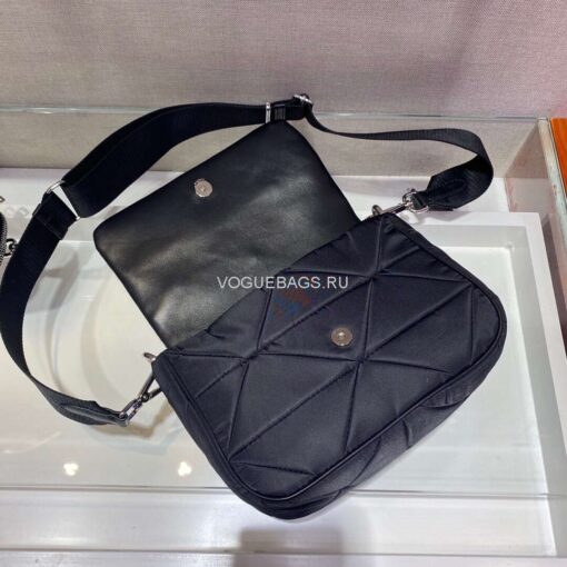 Replica Prada 1BD292 Prada Three In One Nylon Shoulder Bag Black 5