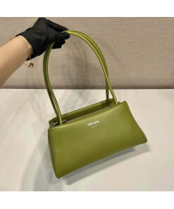 Replica Prada 1BA368 Leather mini-bag Bag Green