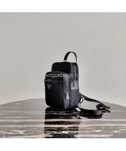 Replica Prada 2VZ026 Nylon Backpack Bag in Black