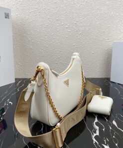 Replica Prada 1BH204 Prada Re-Edition 2005 Saffiano leather Bag in White