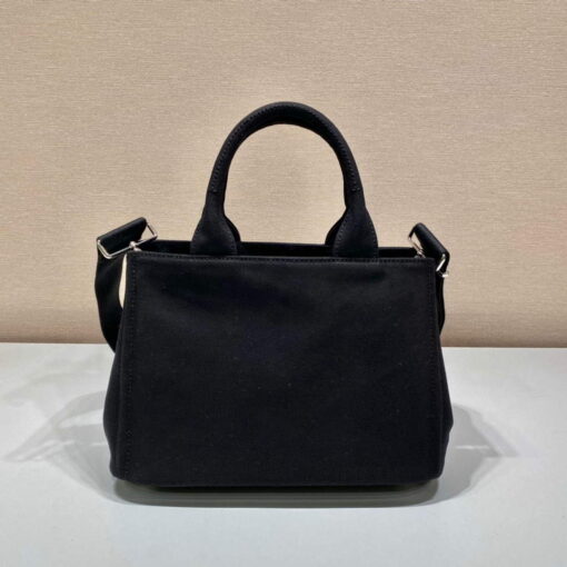 Replica Prada 1BG439 Denim Tote bag black 3