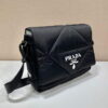 Replica Prada 1BG439 Denim Tote bag black 9