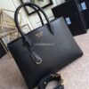 Replica Prada 1BA153 Large Saffiano Leather Handbag in Gray 8