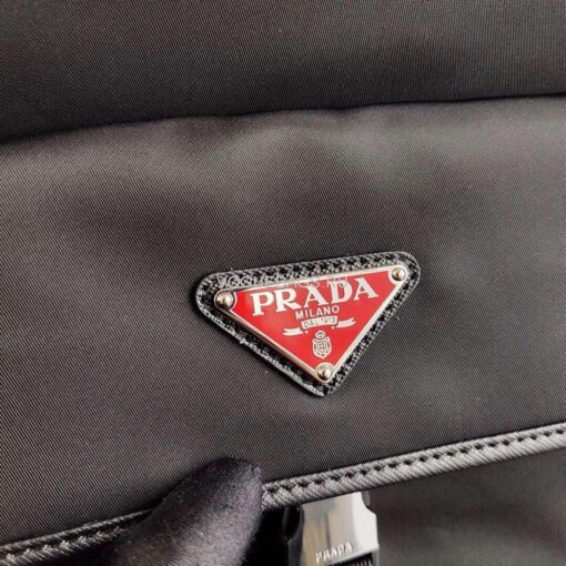 Replica Prada 2VH110 Nylon Cross Body Bag Black 5