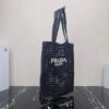 Replica Prada 1BG393 Raffia tote bag Apricot 10