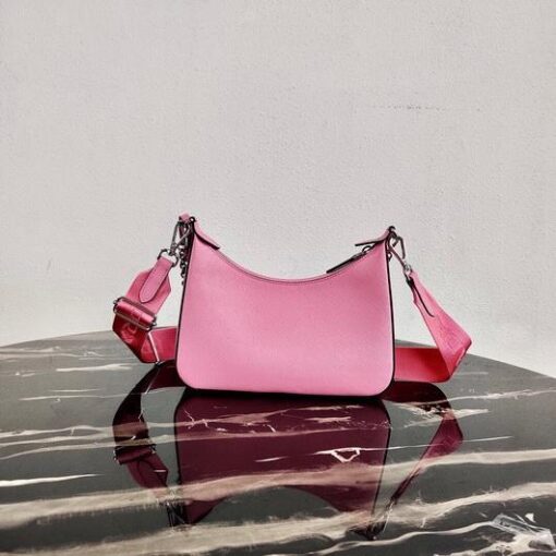 Replica Prada 1BH204 Prada Re-Edition 2005 Saffiano leather Bag in Pink 2