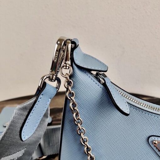 Replica Prada 1BH204 Prada Re-Edition 2005 Saffiano leather Bag in Light Blue 6