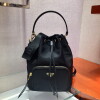 Replica Prada 1BH038 Prada Duet Re-Nylon Bucket shoulder bag Black 10