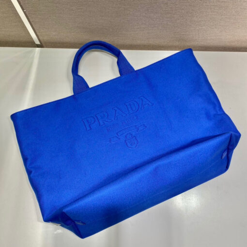 Replica Prada 1BG395 Drill tote Shoulder bag Blue 6