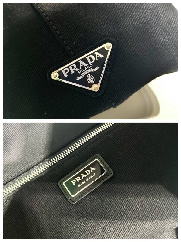 Replica Prada 1BG395 Drill tote Shoulder bag Black 8