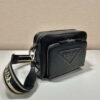 Replica Prada Leather bag with shoulder strap 1BH082 Beige 9