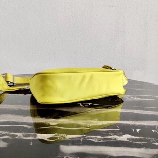 Replica Prada 1BH204 Prada Re-Edition 2005 Nylon Bag Light Yellow 3