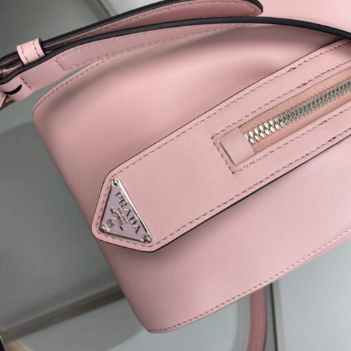 Replica Prada 1BA366 Small leather handbag Alabaster Pink 6