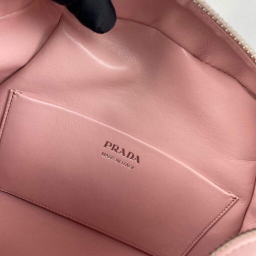 Replica Prada 1BA366 Small leather handbag Alabaster Pink 8