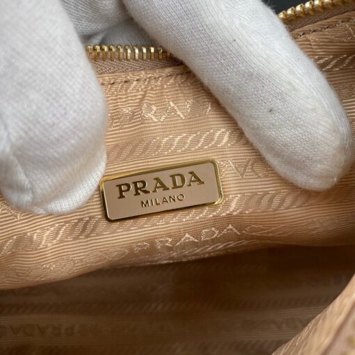 Replica Prada 1BH204 Prada Re-Edition 2005 Saffiano leather Bag in Apricot 8