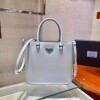 Replica Prada 1BA330 Brushed Leather Tote Bag Black 10