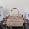 Replica Prada Signaux Nylon and Leather Hobo Bag 1BC160 White 10