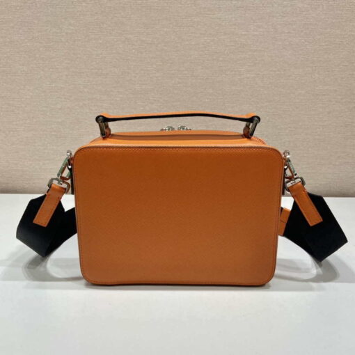 Replica Prada 2VH069 Brique Saffiano leather bag Orange 4