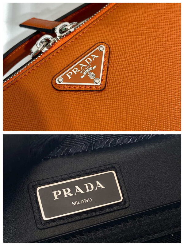 Replica Prada 2VH069 Brique Saffiano leather bag Orange 8