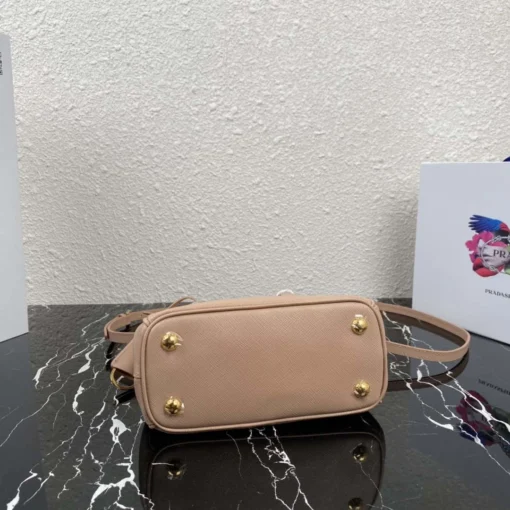 Replica Prada 1BA906 Prada Galleria Saffiano leather mini-bag Light Pink 4